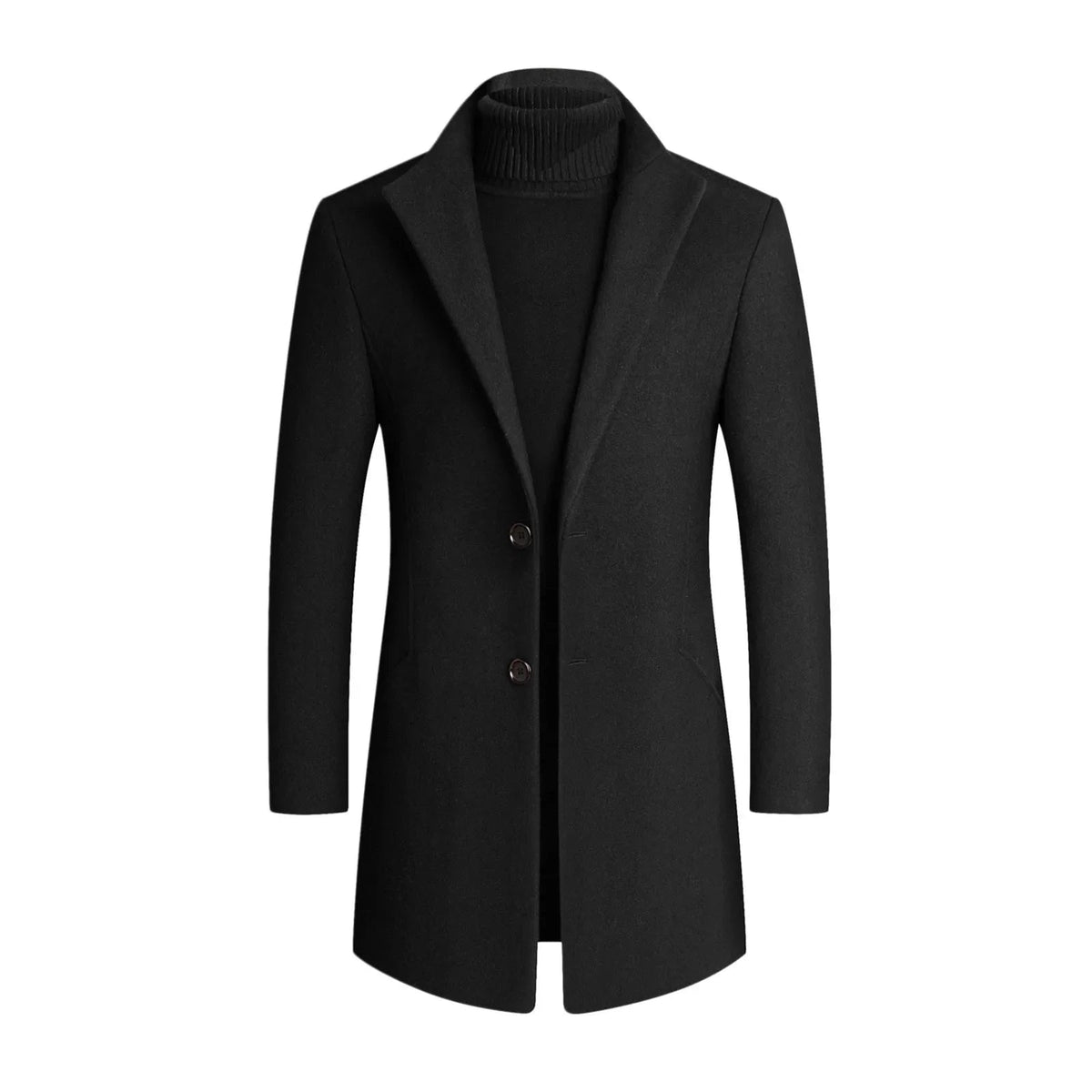 Image of Men's Notch Lapel Overcoat