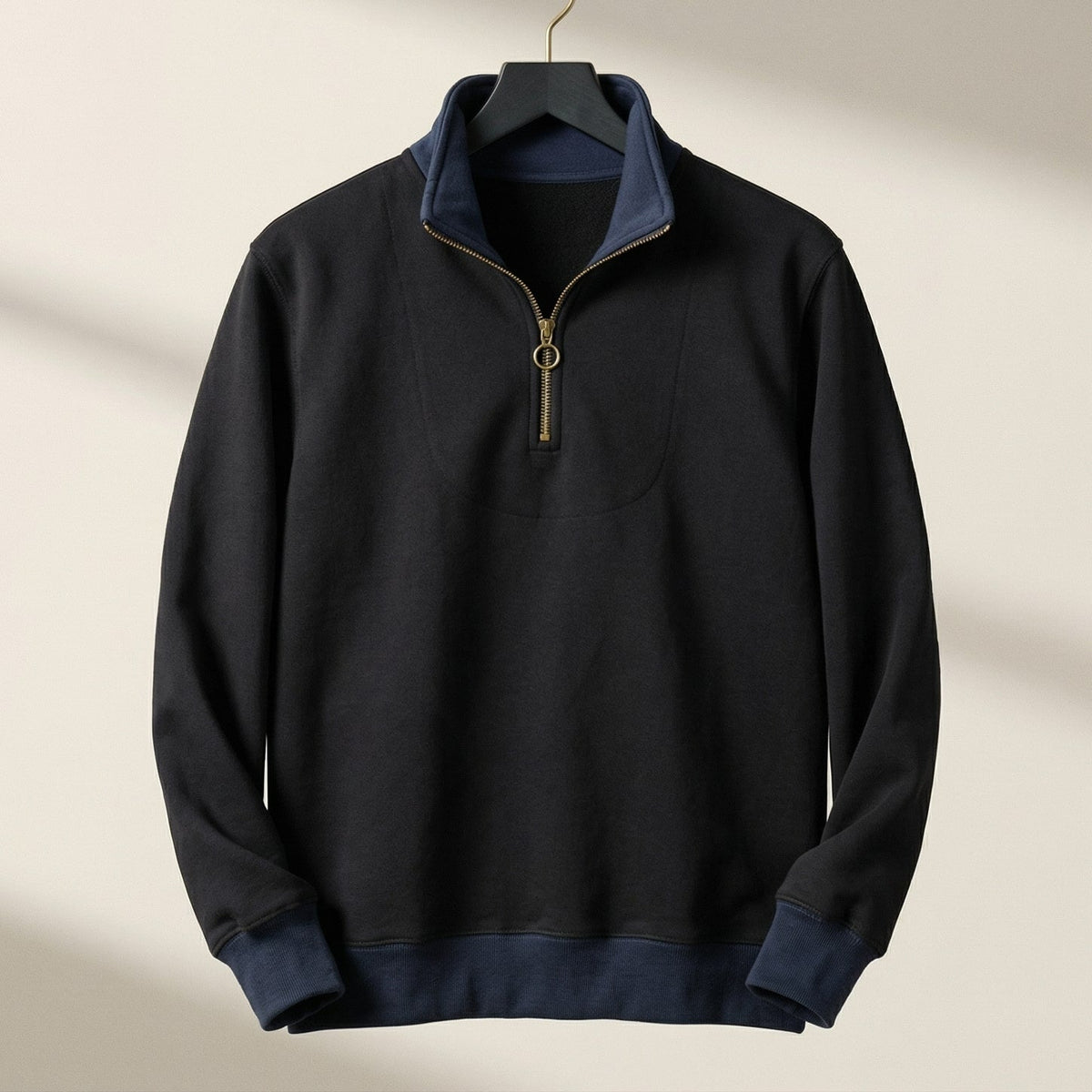 Image of Men's Quarter Zip Pullover Sweater