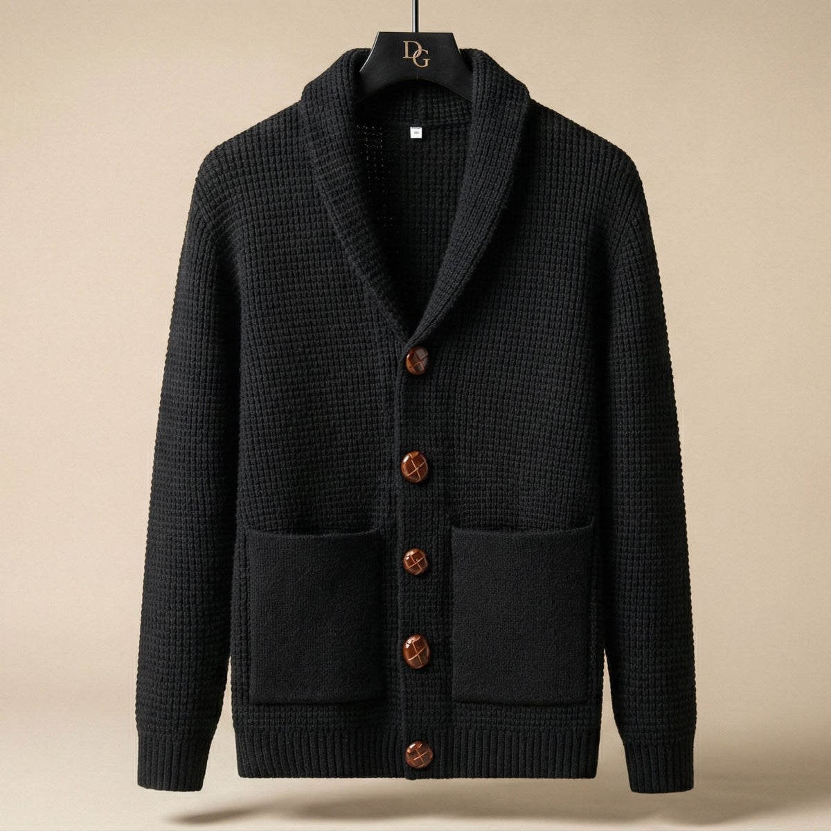 Image of Men's Shawl Collar Cardigan Sweater