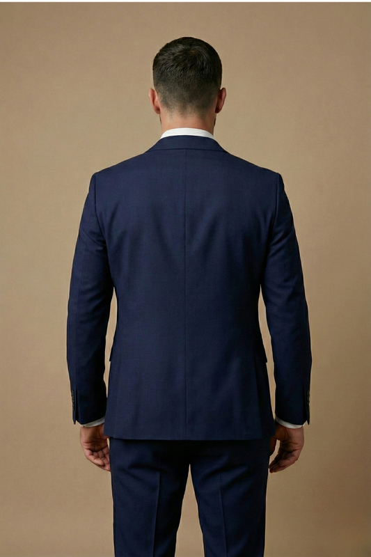 Image of Men's Slim-Fit Three-Piece Suit