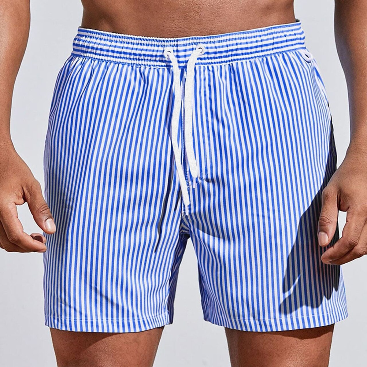 Image of Men's Striped Swim Shorts
