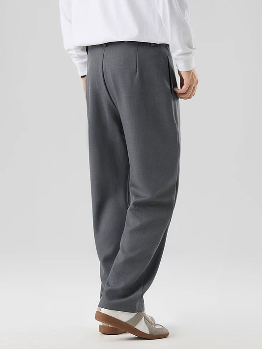 Image of Men's Wide Leg Pleated Pants