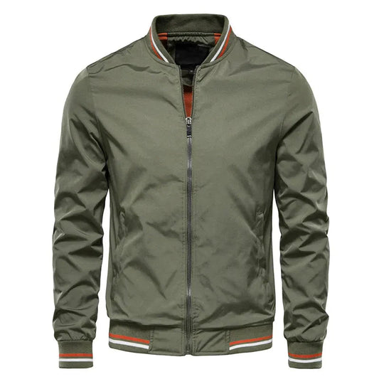 Image of Men's Zip Up Bomber Jacket