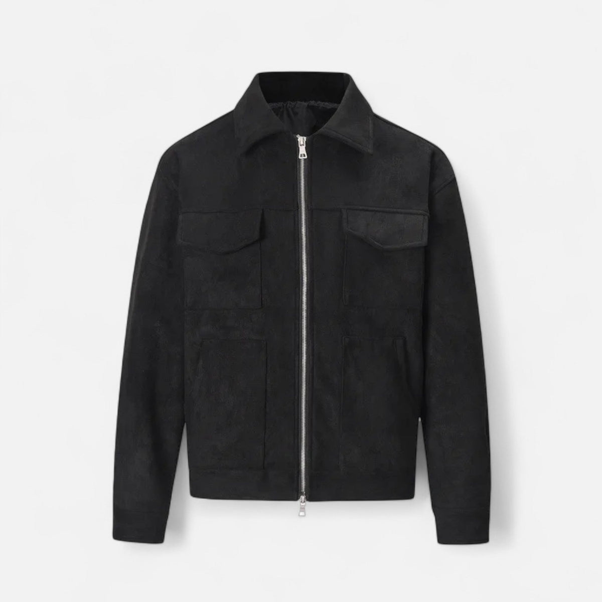Image of Men's Zip-Up Collared Jacket