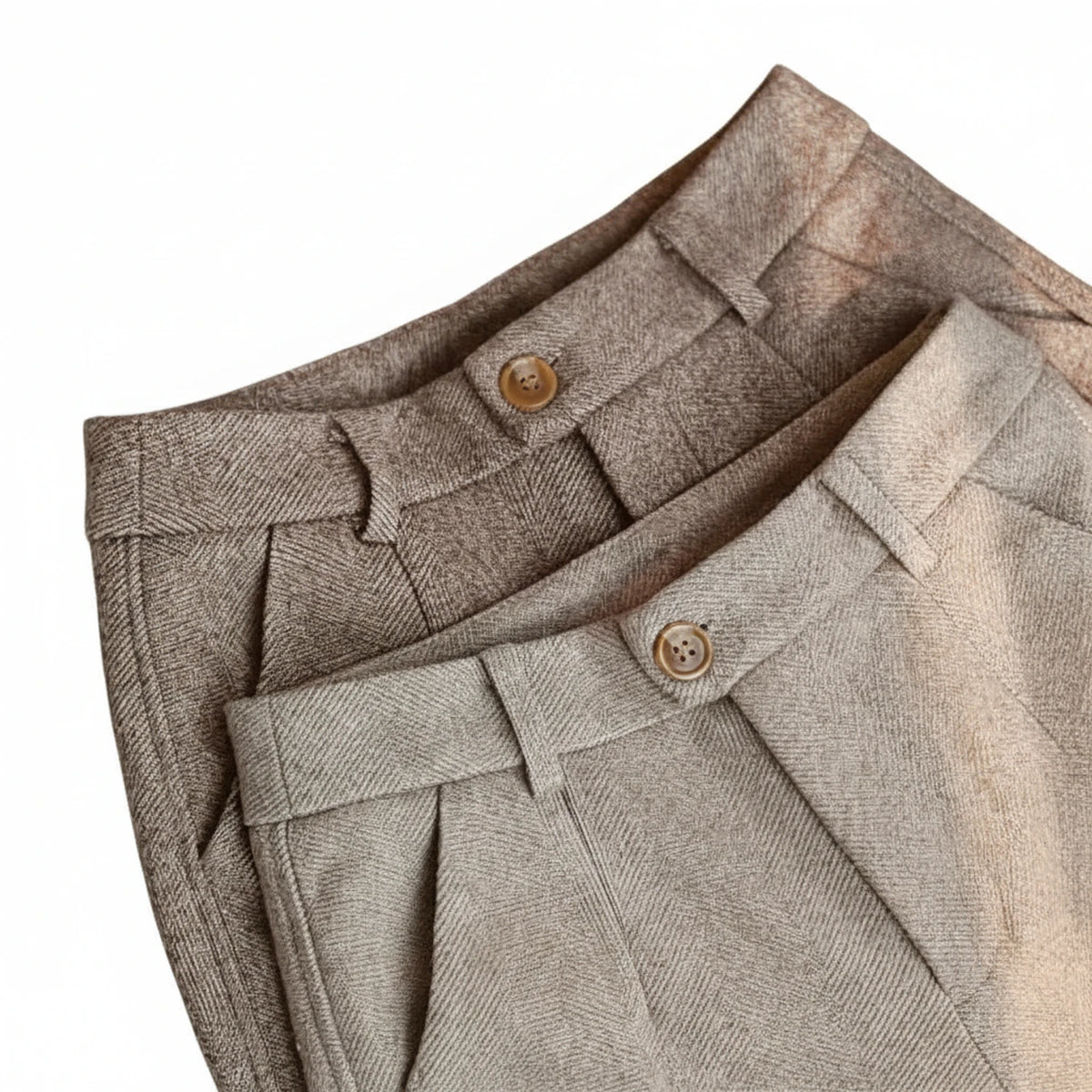 Men's Herringbone Dress Pants
