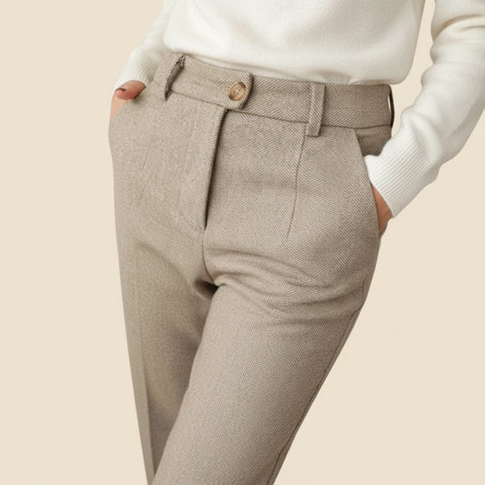 Men's Herringbone Dress Pants