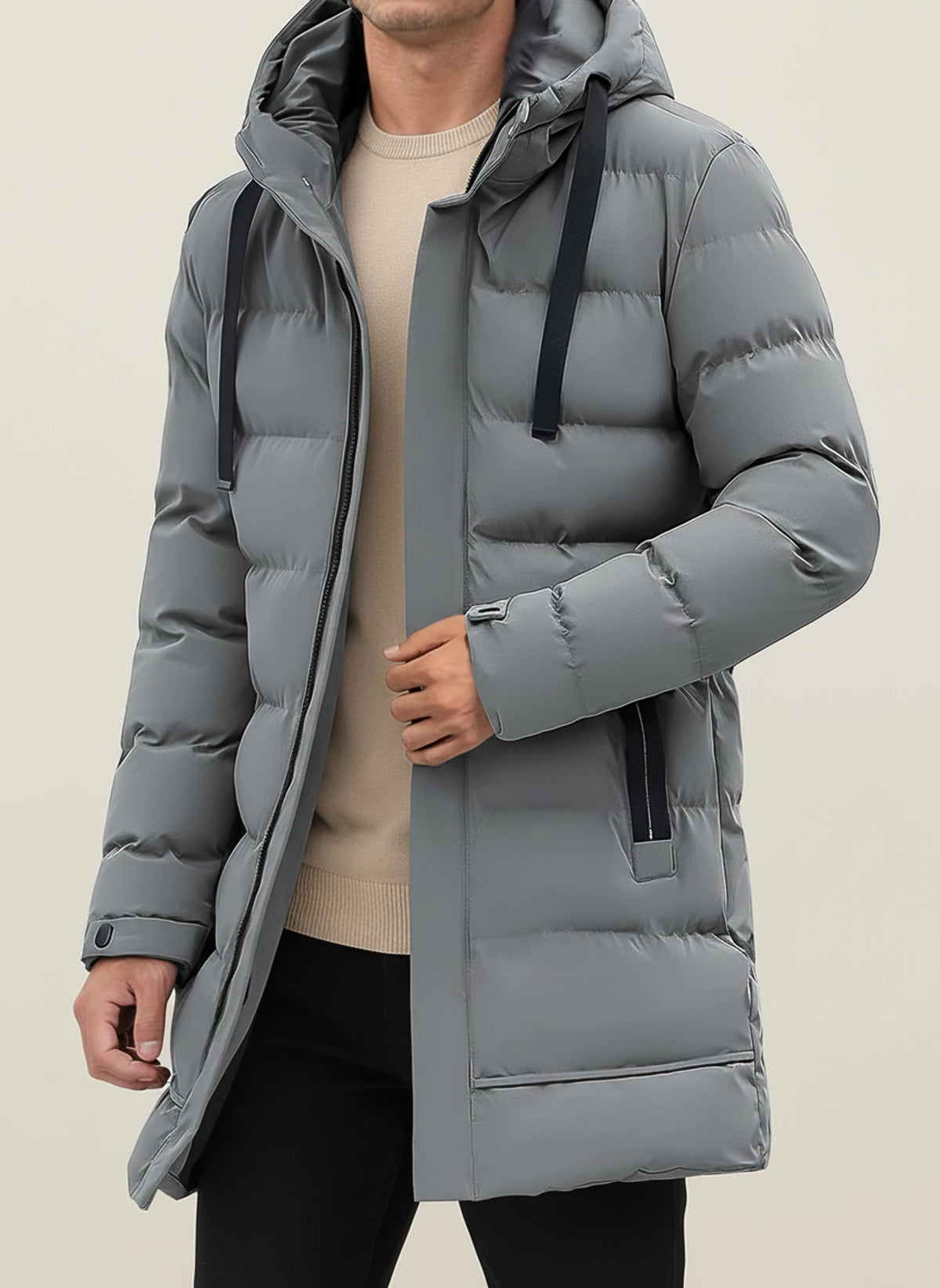 Men's Hooded Longling Puffer Jacket