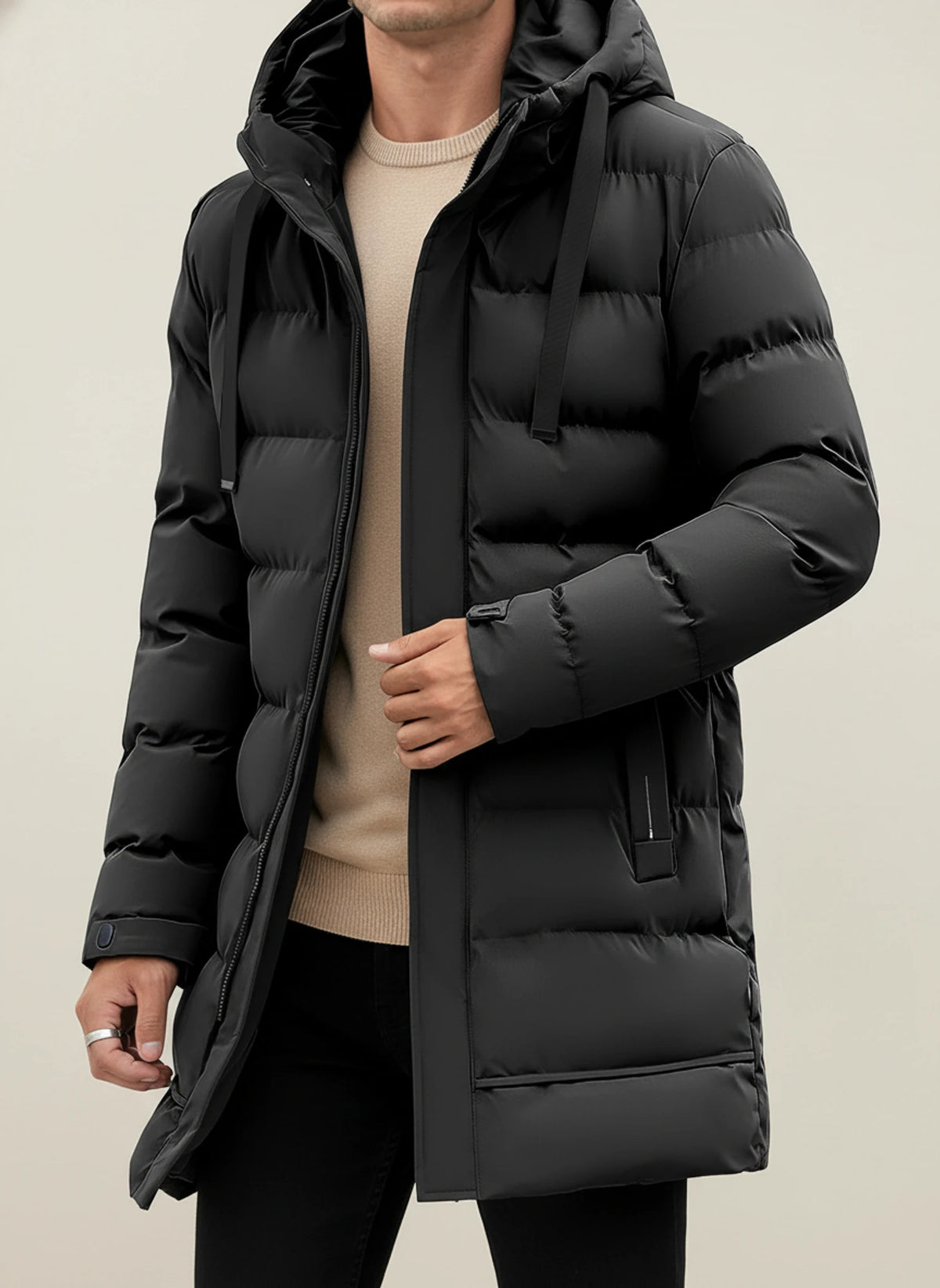 Men's Hooded Longling Puffer Jacket