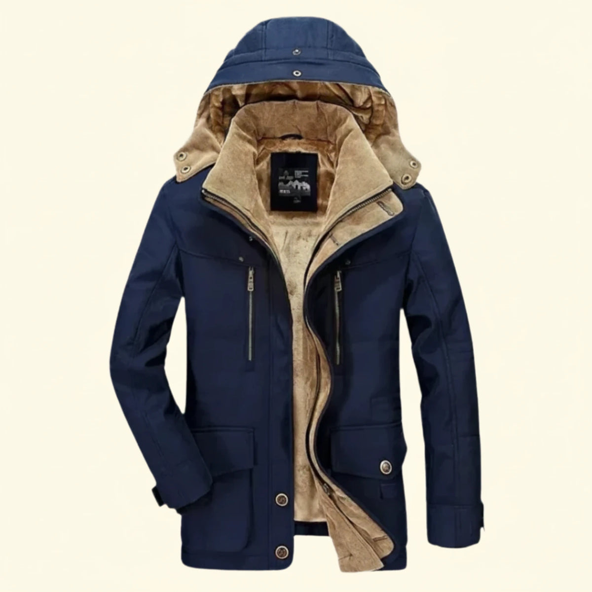 Men's Hooded Utility Winter Jacket