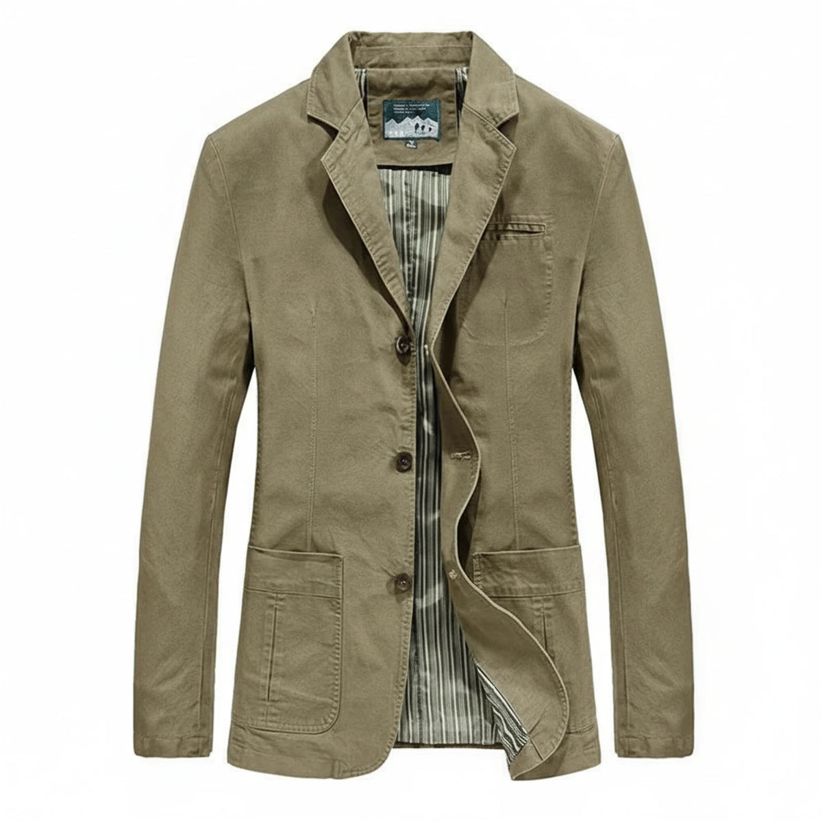 Men's Notch Lapel Blazer Jacket
