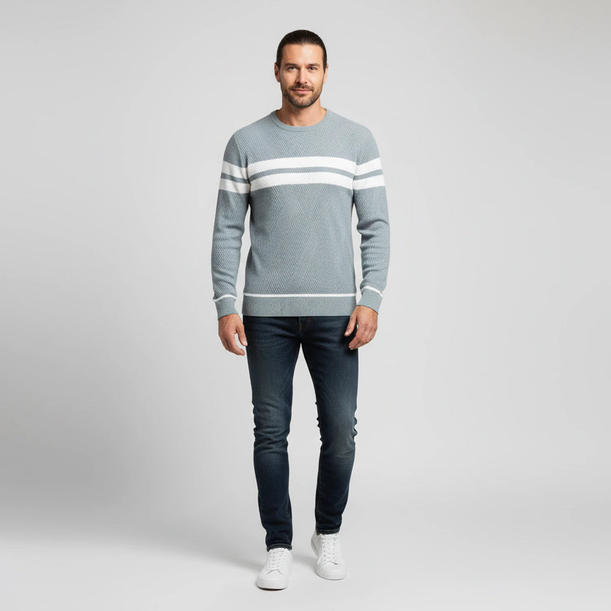 Men's Striped Sweater image