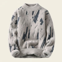 Men's Warm Patterned Sweater