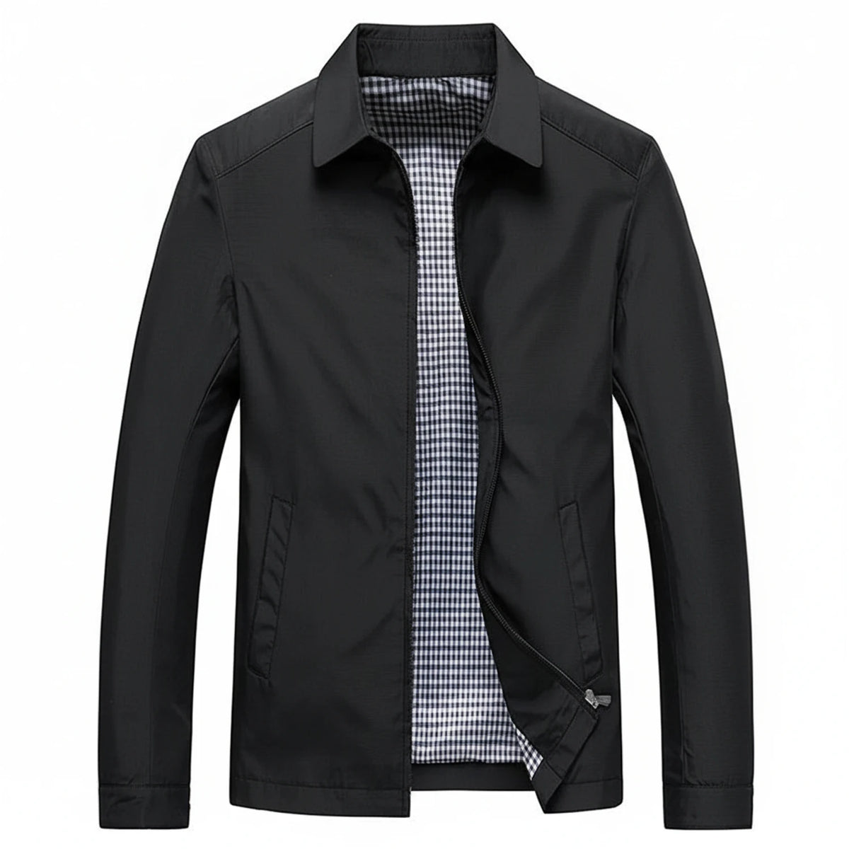 Men's Lightweight Casual Zip-Up Jacket