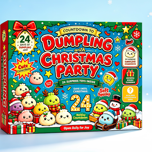 Mini Squishy Dumpling Surprise Christmas Advent Calendar