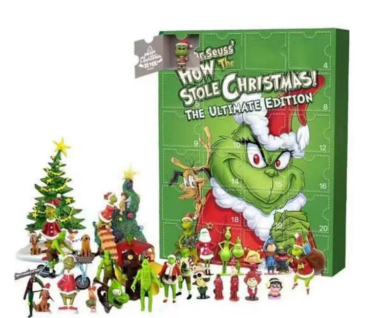 Monster Advent Calendar – Green Christmas Advent Calendar with Surprises