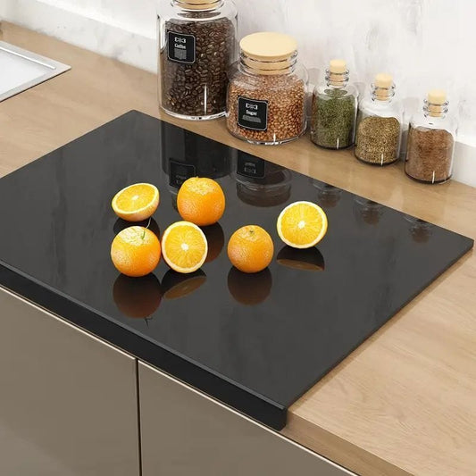Non-Slip Transparent Black Acrylic Cutting Board