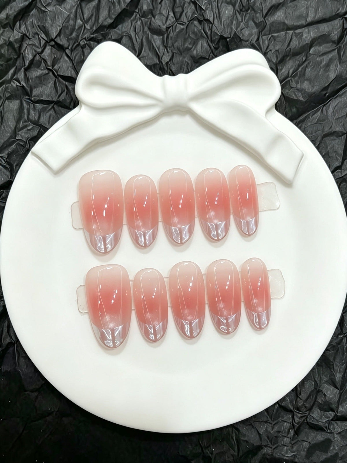 Ombre Glossy Press-On Nail Set