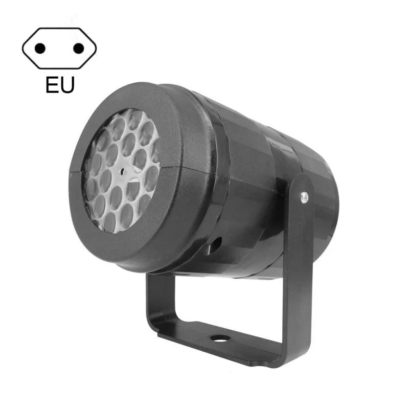 Outdoor Christmas Projector Light with Rotating LED Patterns and Adjustable Mount