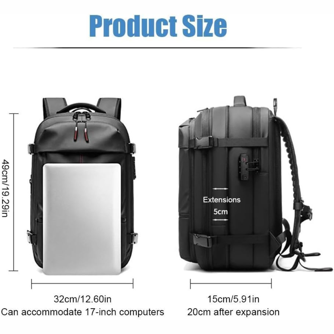 PackForm | Structured 60L Compression Rucksack for Travel & Everyday Use