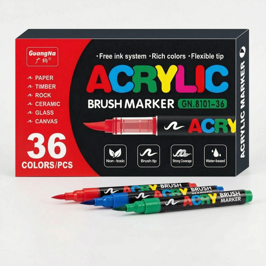 Paint Markers with Flexible Tip