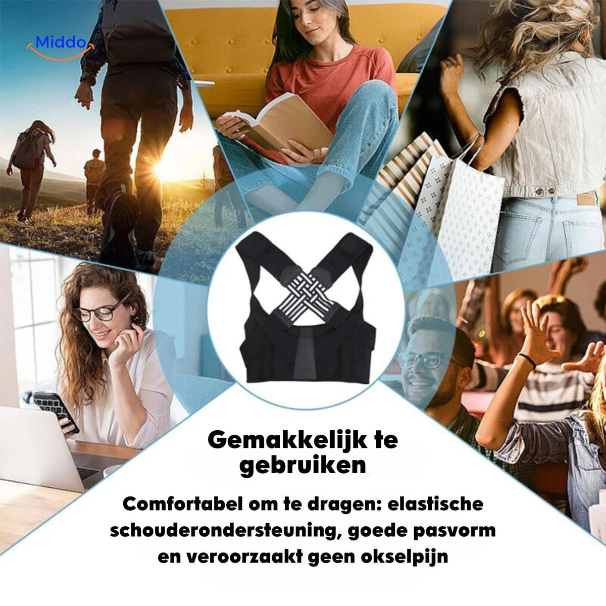 Postura™ Back Support 2.0 – For a Straighter Posture & Comfortable Back Support