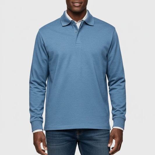 Men's Long-Sleeve Polo Shirt