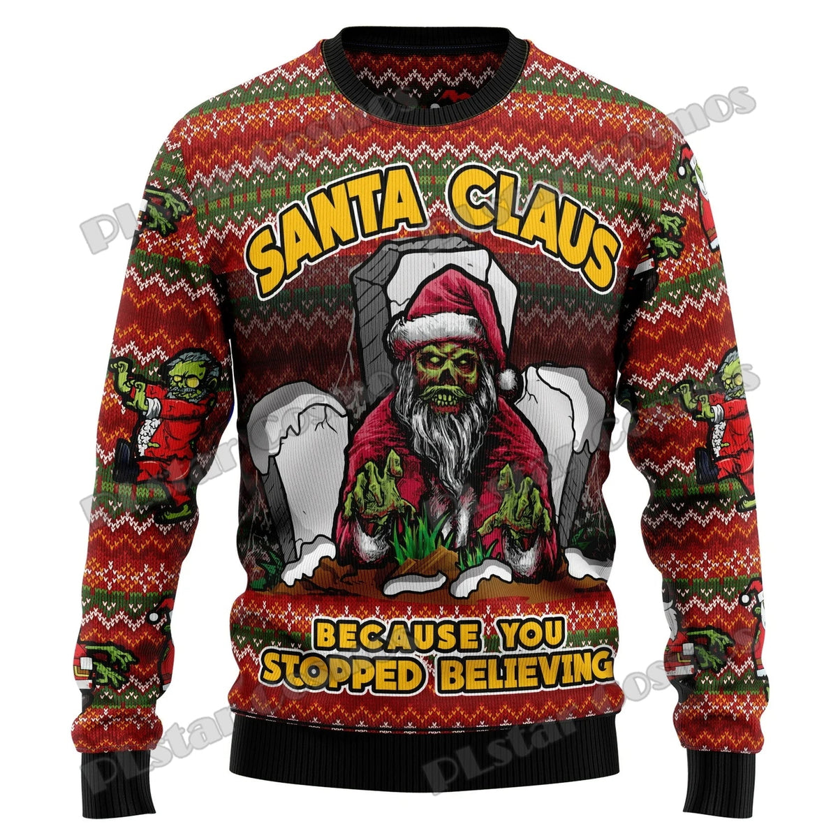 Santa Christmas Sweater - Classic and Cheerful Holiday Sweater