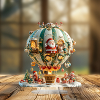 Santa Claus & Elves Acrylic Decorative Plaque