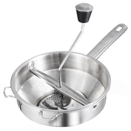 Stainless Steel Food Mill with Rotary Handle