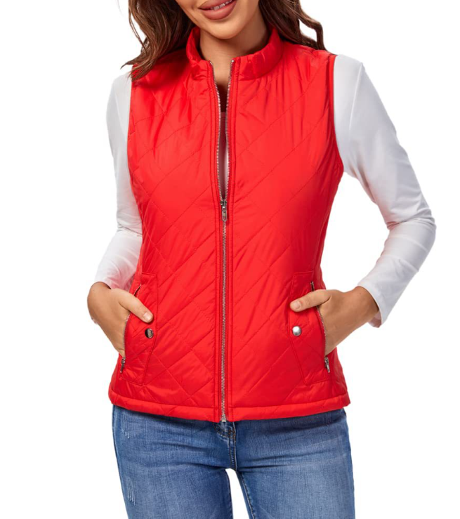 Stylish Lightly Lined Women's Vest