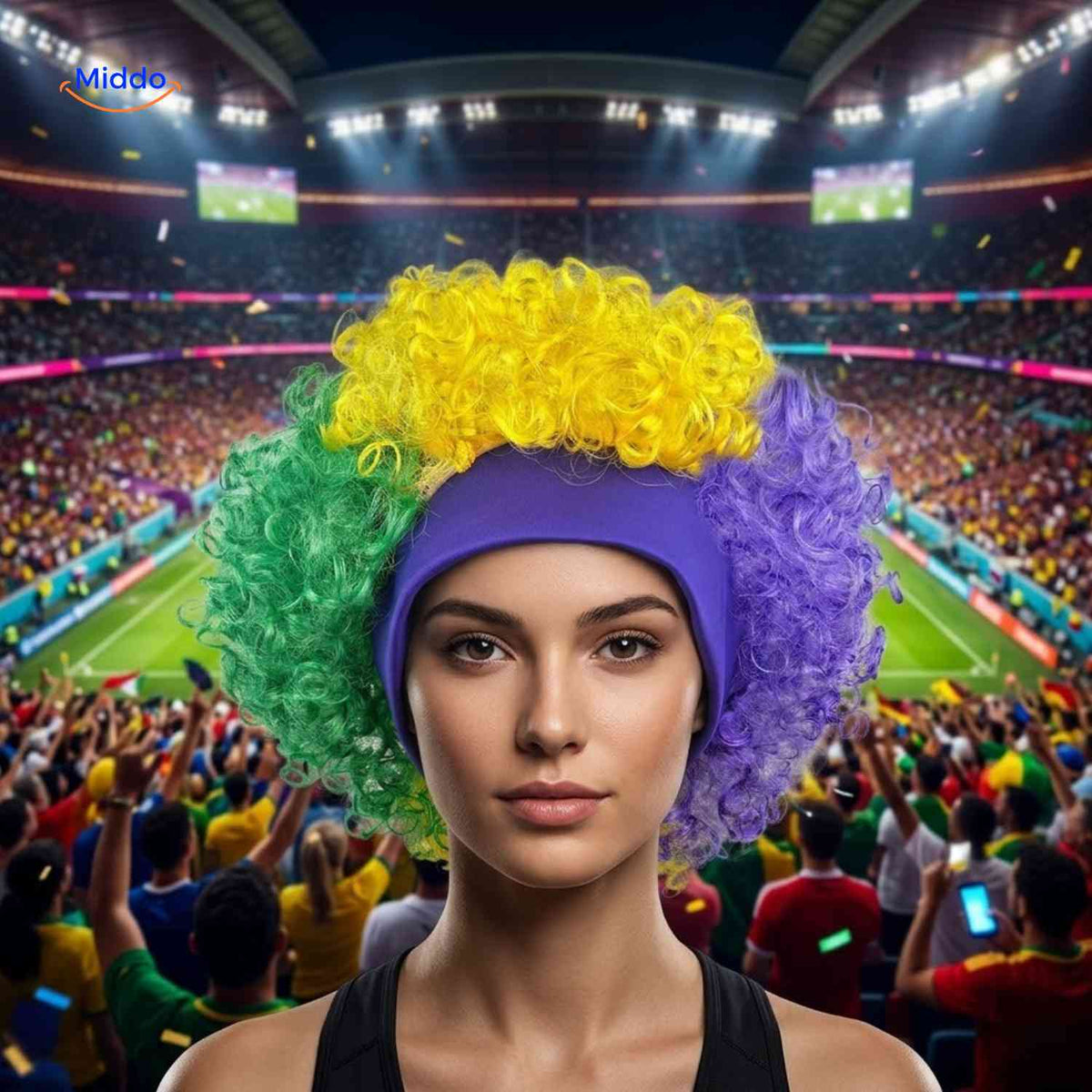 Support Wig | World Cup Style, Comfortable and Eye-Catching