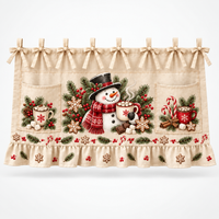 Tie-On Pocketed Christmas Appliance Skirt