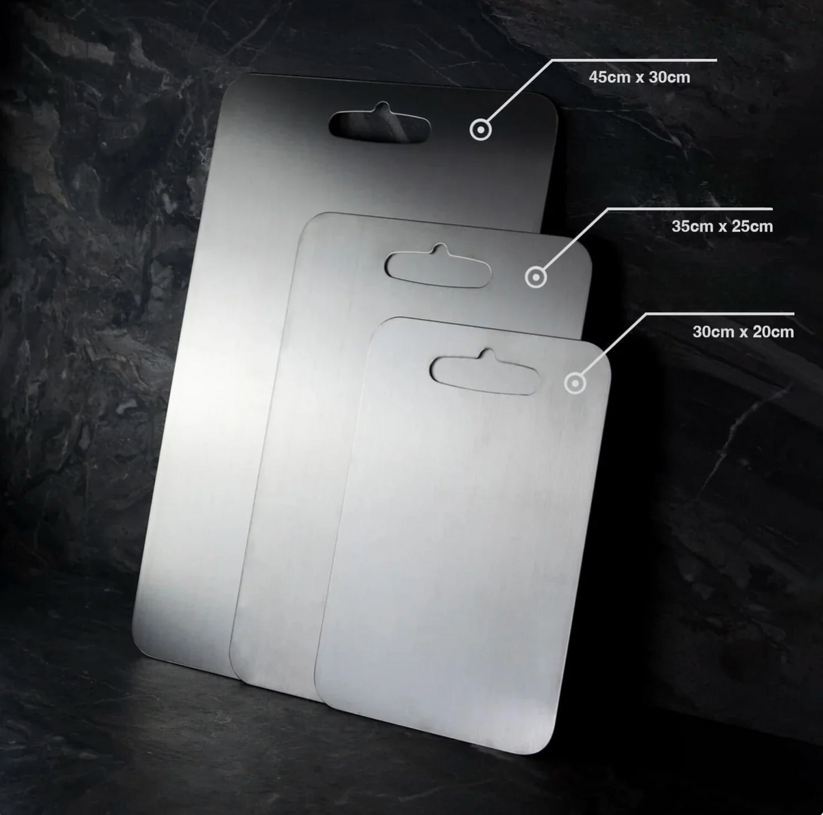 Titanium Pro Cutting Board - Scratch Resistant & BPA-Free