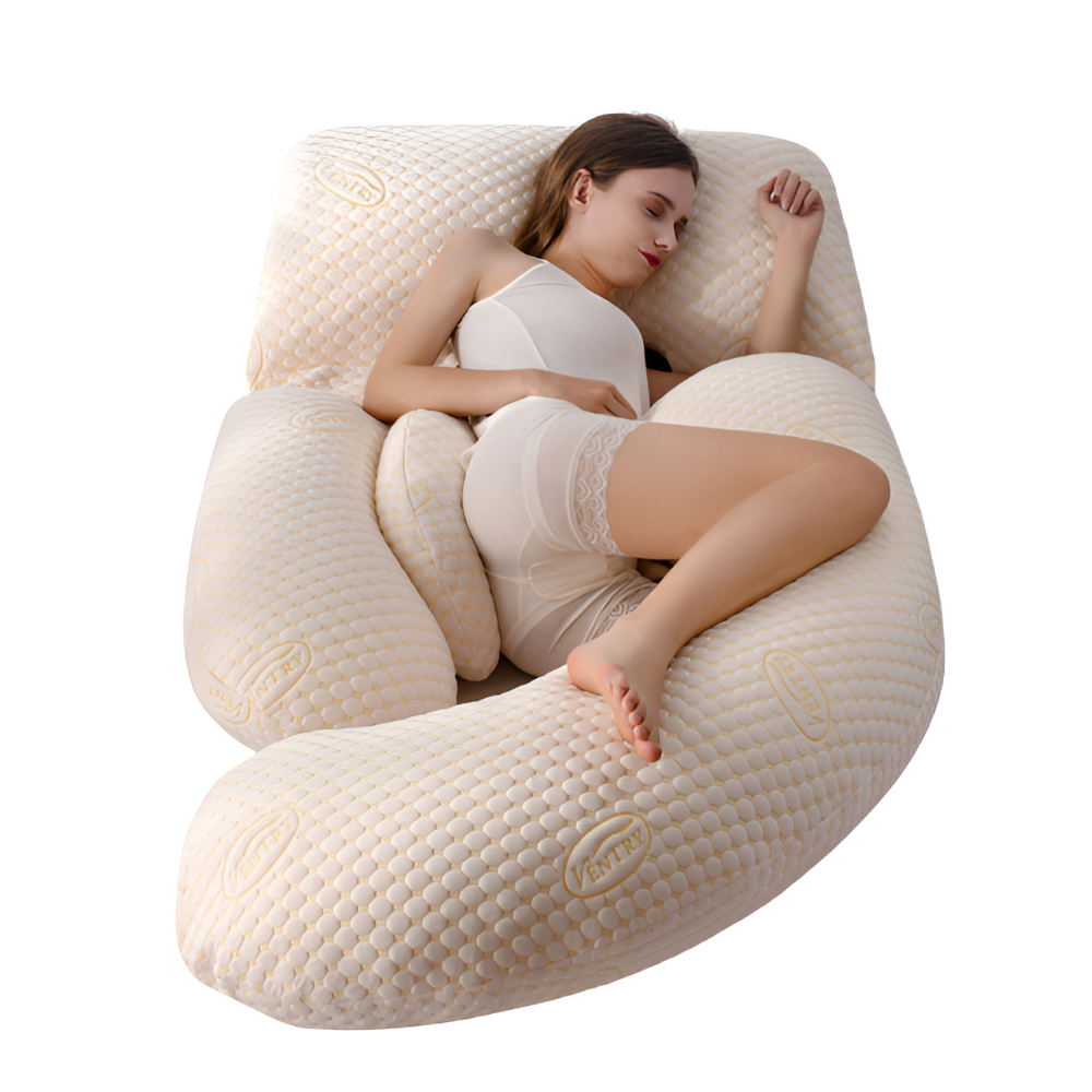U-Shaped Pregnancy Pillow for Full Body Support