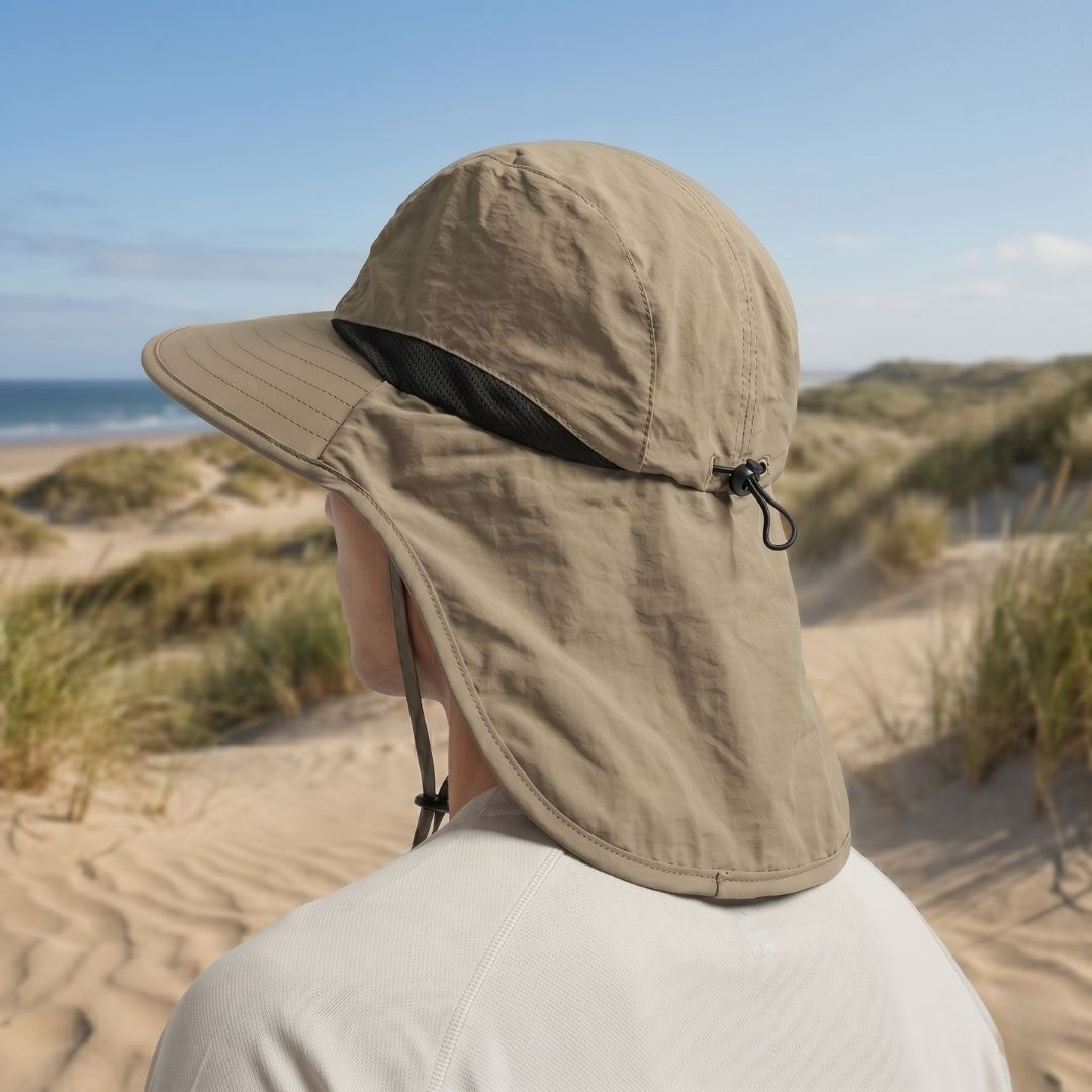 UPF 50+ Sun Protection Hat with Neck Flap