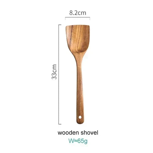 Versatile Acacia Wood Kitchen Utensil Set