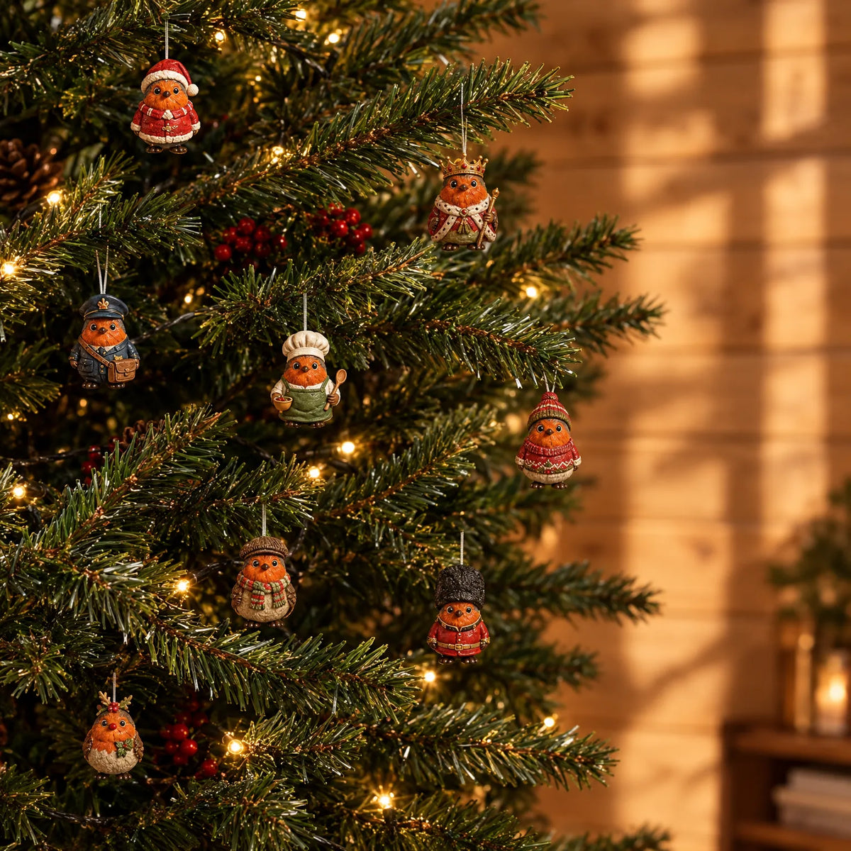 Vintage-Style Bird Advent Calendar
