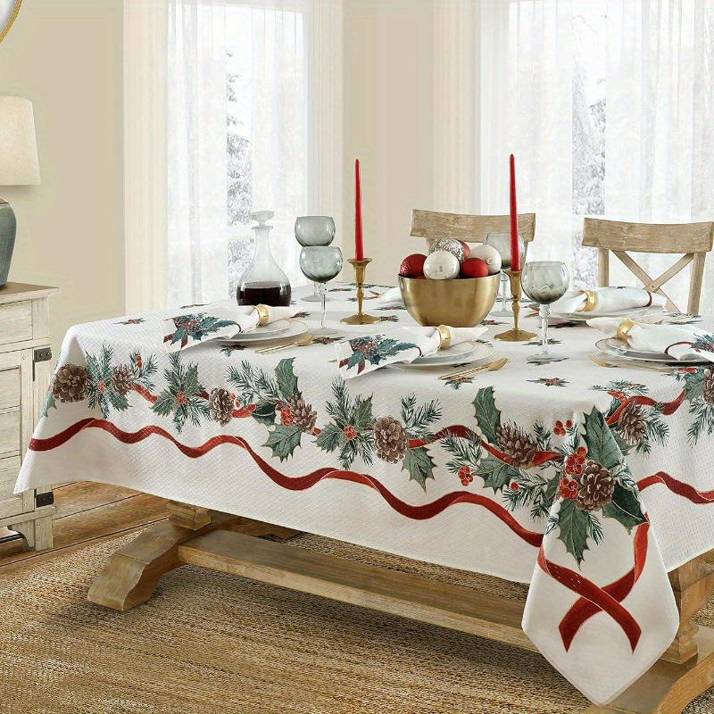 Waterproof Christmas Pattern Tablecloth