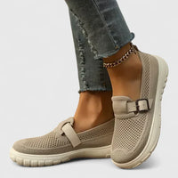 Women's Arch-Support Loafers with Adjustable Strap and Non-Slip Sole