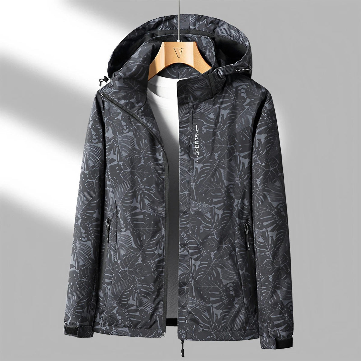 Women's Everyday Waterproof Zip-Up Hooded Jacket