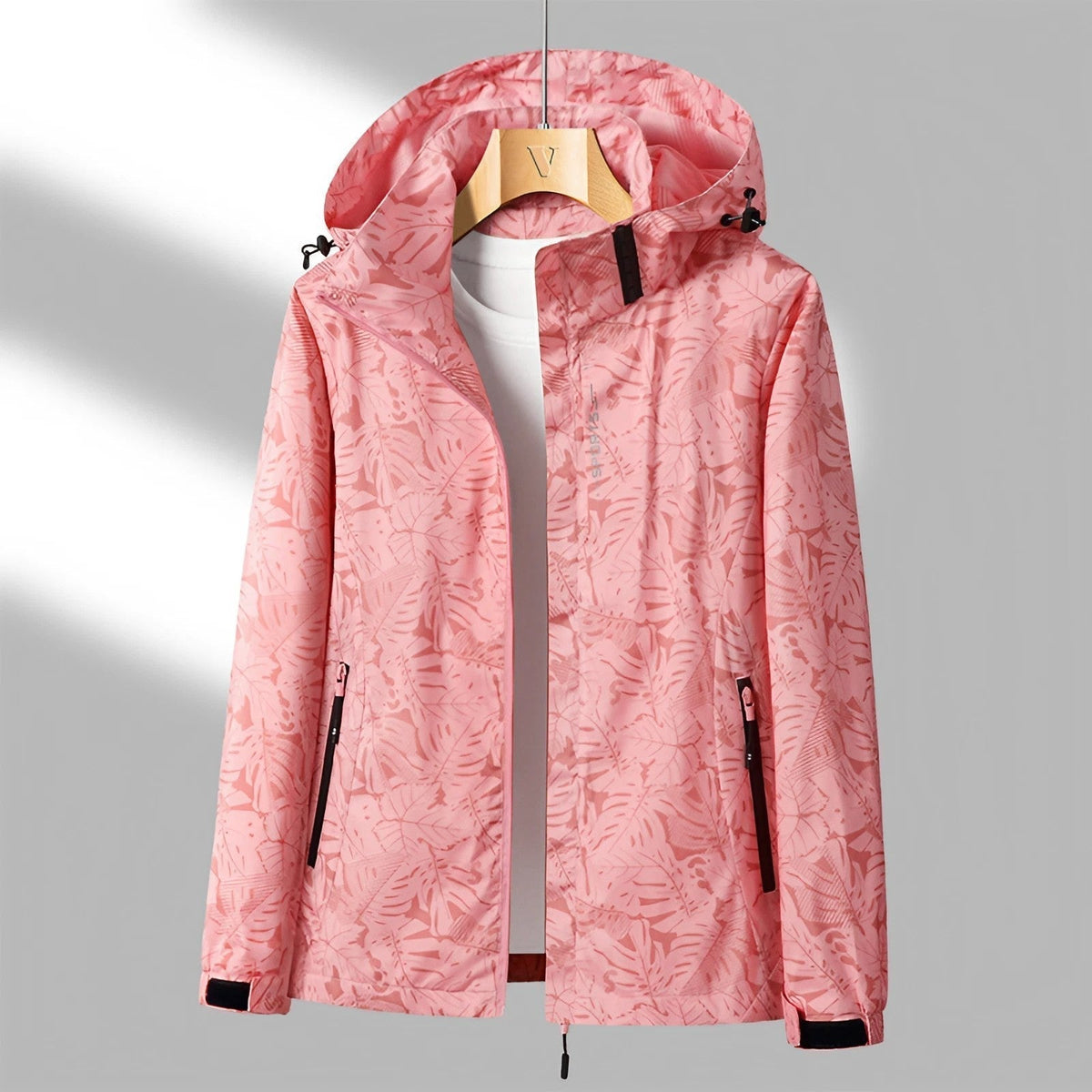 Women's Everyday Waterproof Zip-Up Hooded Jacket