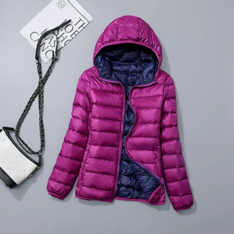 Women's Fitted Reversible Down Jacket