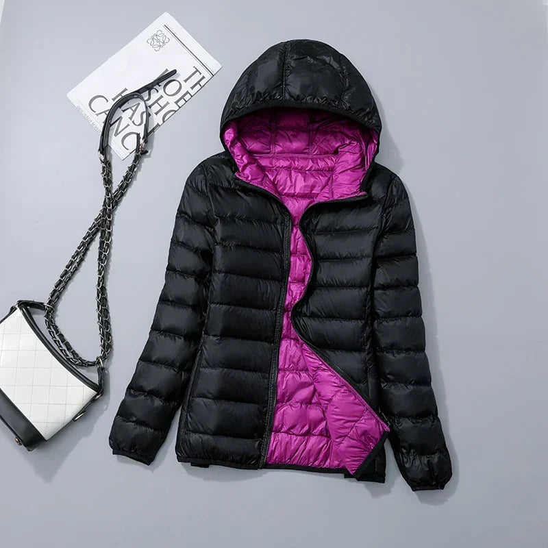 Women's Fitted Reversible Down Jacket