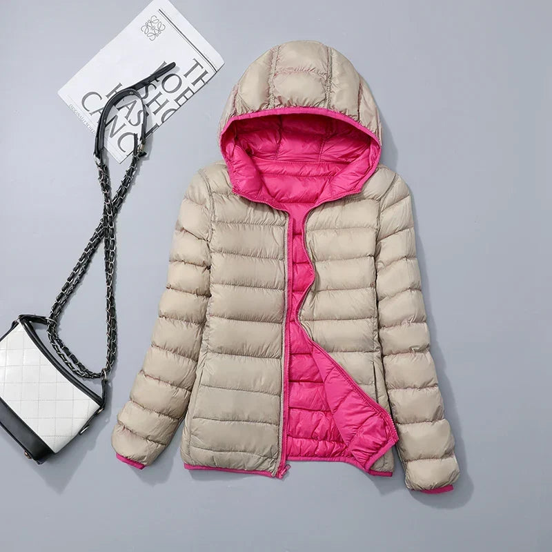 Women's Fitted Reversible Down Jacket