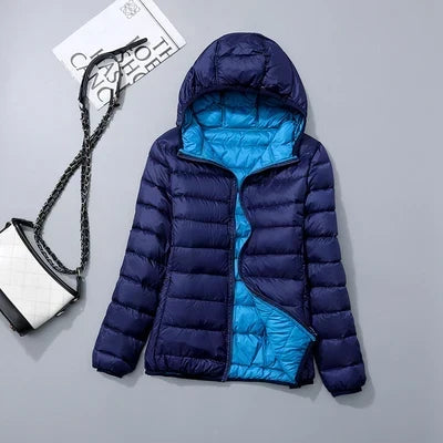 Women's Fitted Reversible Down Jacket