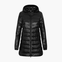 Women's Long Hooded Winter Down Jacket