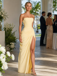 Women's Strapless Maxi Dress