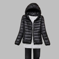 Women's Ultra-Light Packable Hooded Down Coat