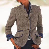 Women's Button-Front Blazer Jacket