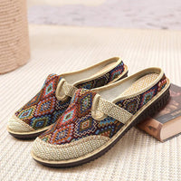 Women's Closed Toe Ethnic Mules